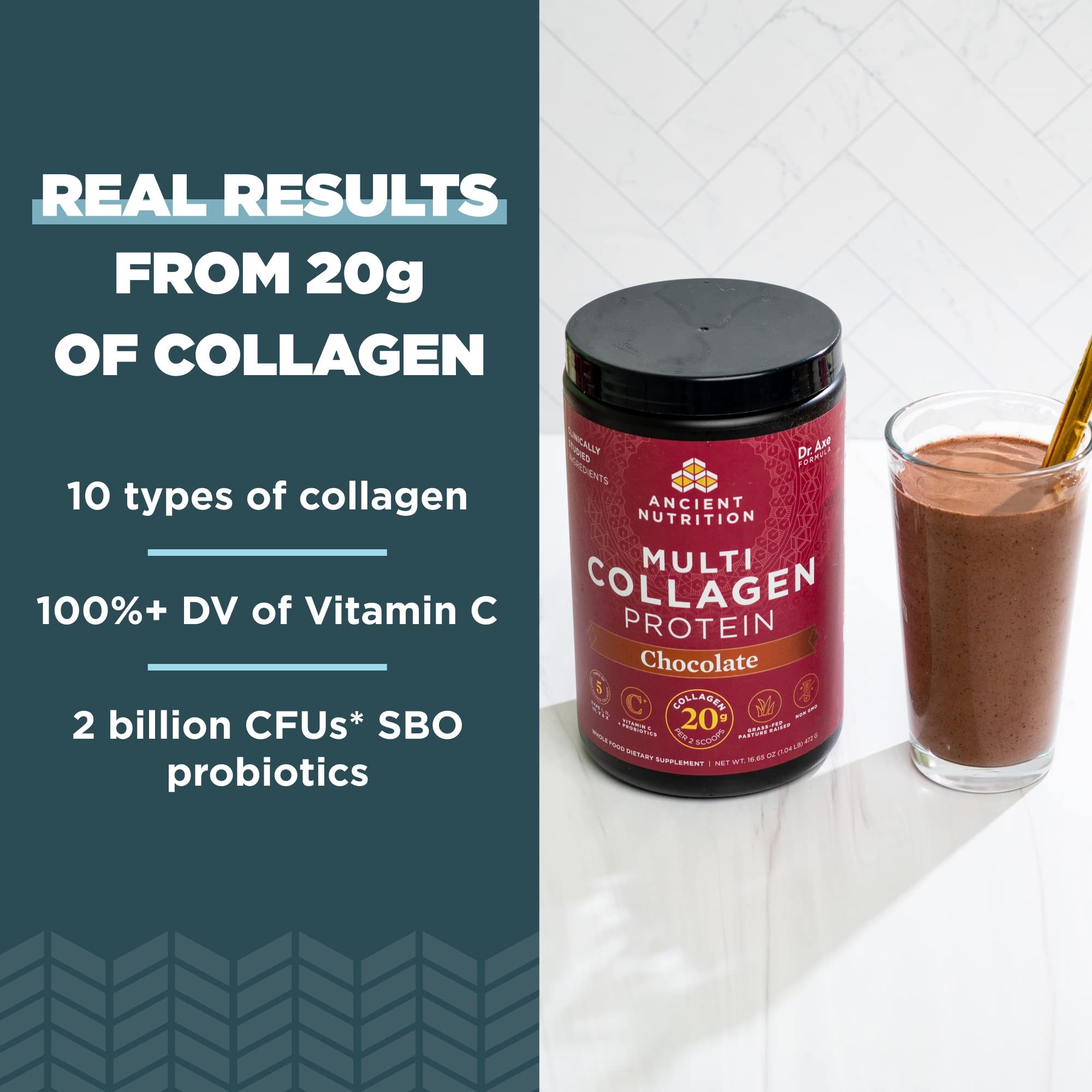 Ancient Nutrition Multi Collagen Protein Powder Vanilla 45 Servings + Multi Collagen Protein Powder Chocolate 45 Servings - Image 5