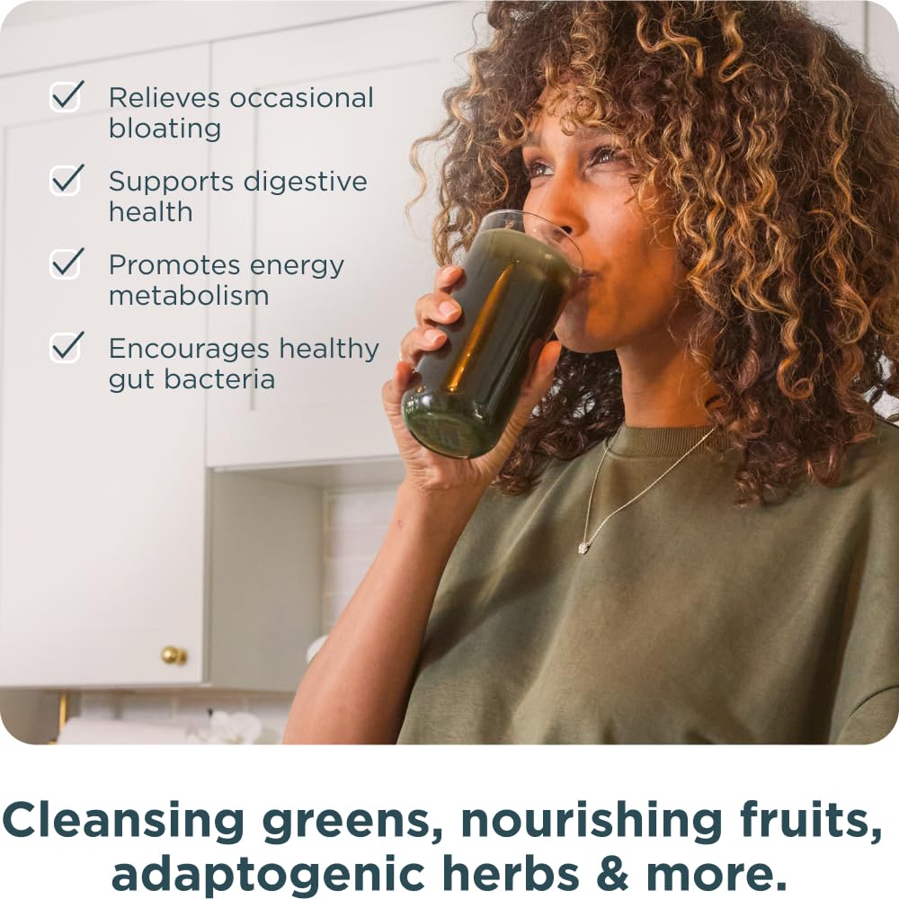 Ancient Nutrition Organic SuperGreens Bloat Relief, Digestive Enzymes, Prebiotic Fiber & Probiotics, Supports Bloat Relief & Digestive Health, 25 Superfoods, 25 Servings - Image 4