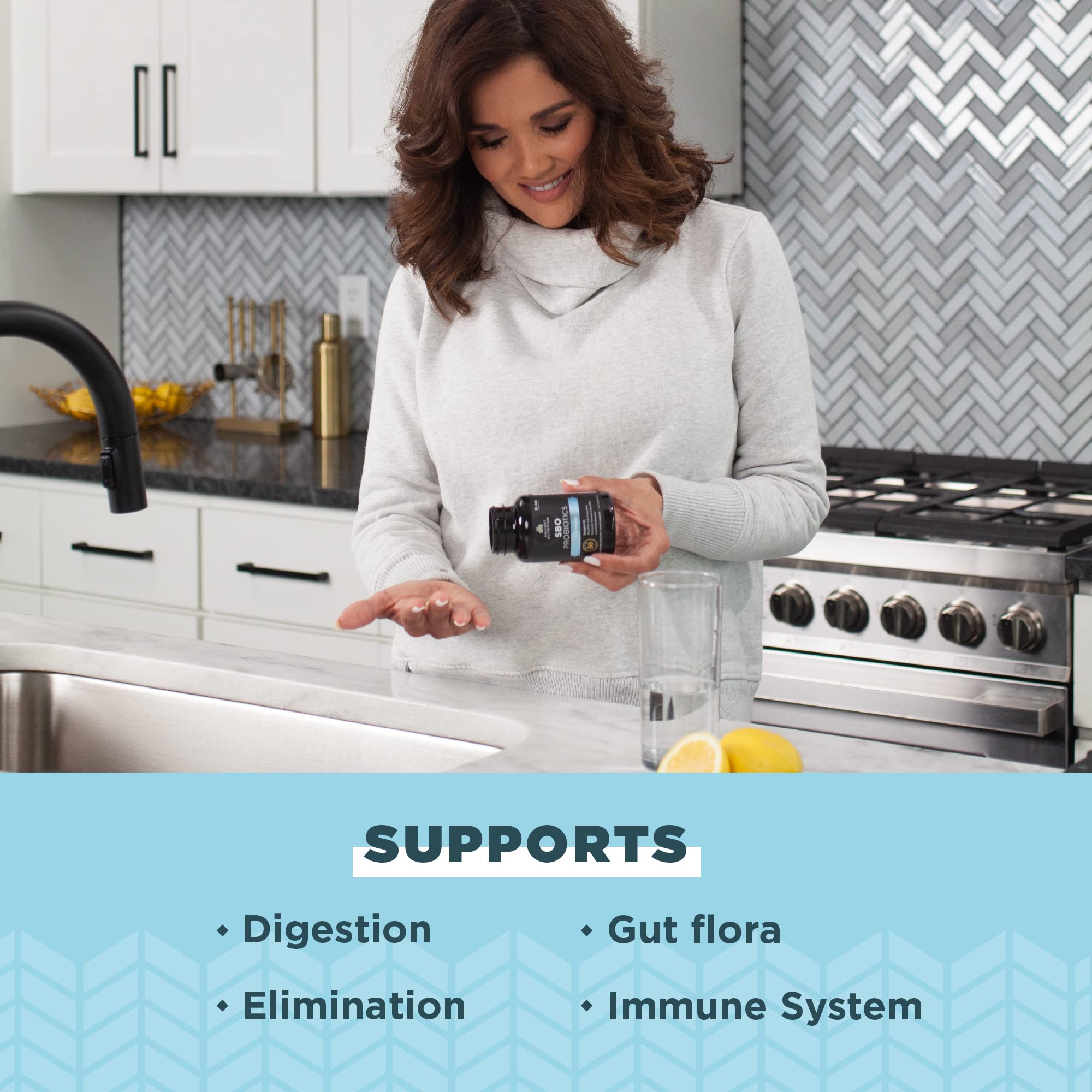 Ancient Nutrition Probiotics, SBO Probiotics Ultimate 50 Billion CFUs*/Serving, Digestive and Immune Support, Gluten Free, Ancient Superfoods Blend, 60 Capsules - Image 3