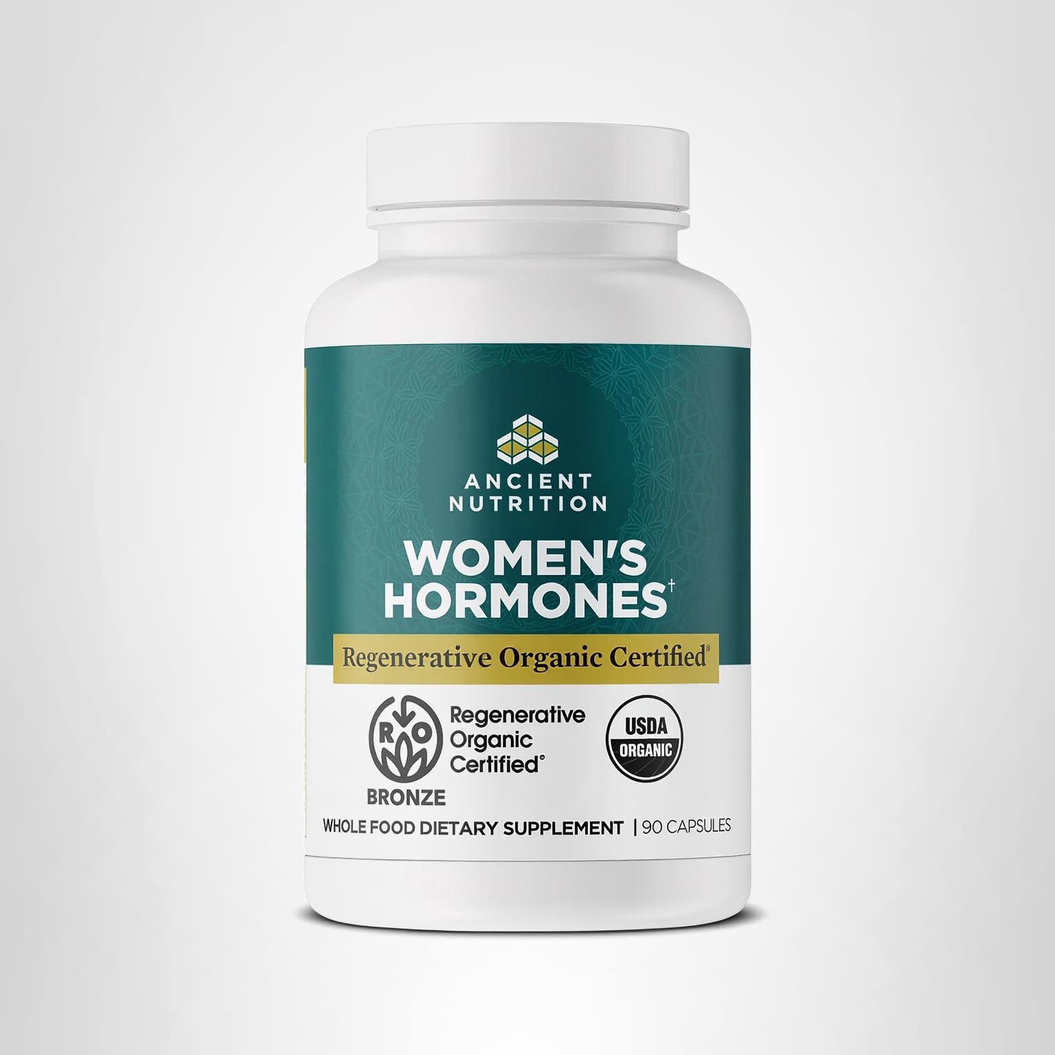 Ancient Nutrition Regenerative Organic Certified Women's Hormones Capsules, Supports Women’s Hormone Health, Healthy Digestion, and Gut Microflora, Gluten Free, Paleo and Keto Friendly, 90 Count - Image 8